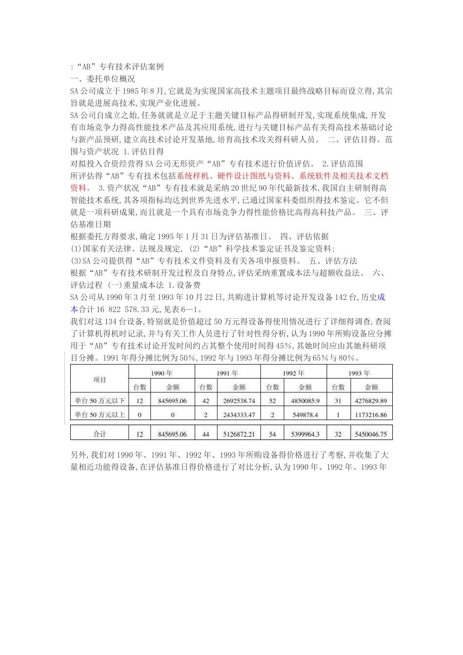 专有技术评估案例_第1页