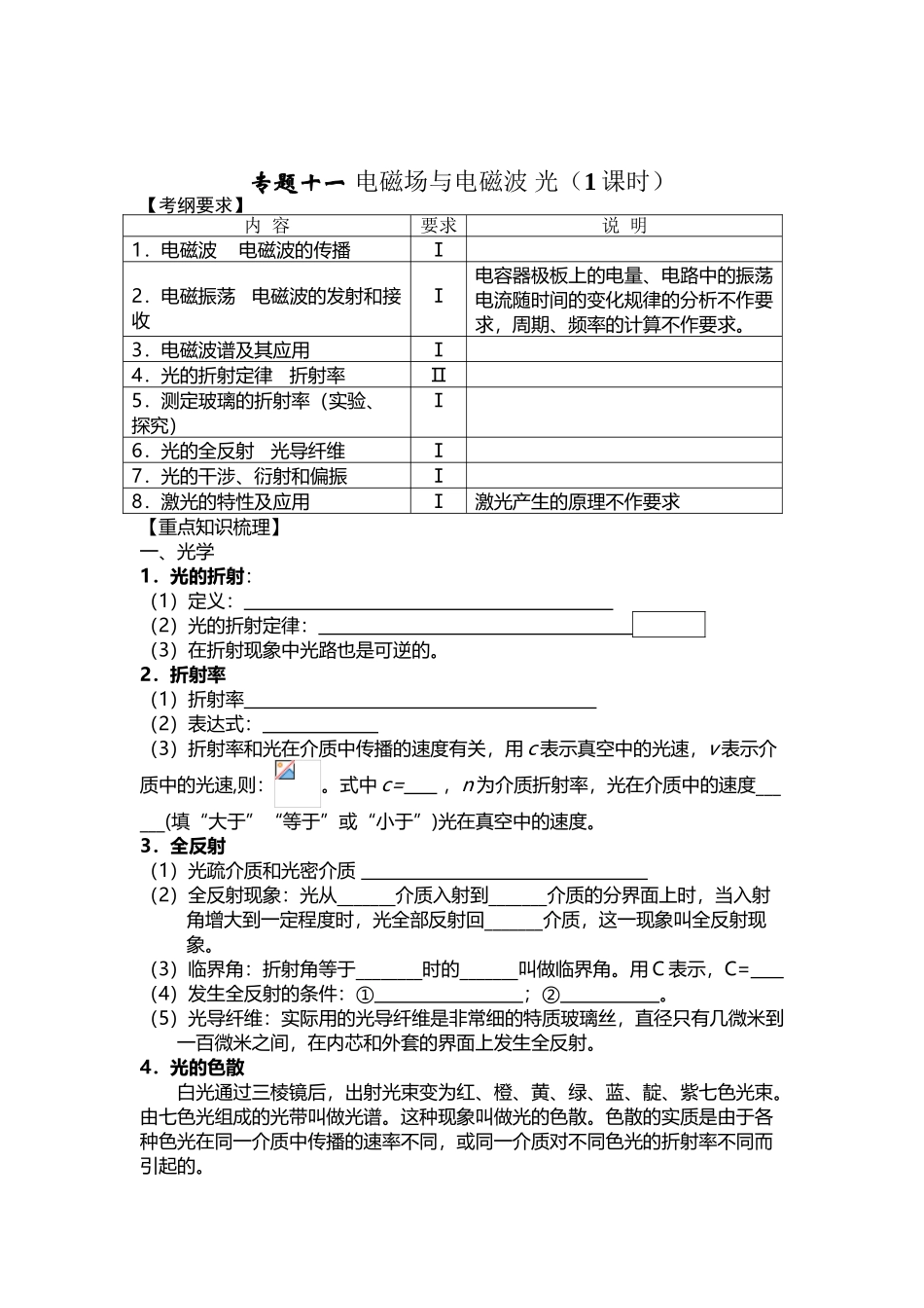 专题11-电磁场和电磁波_第2页