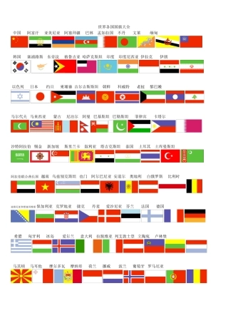 世界各国国旗大全