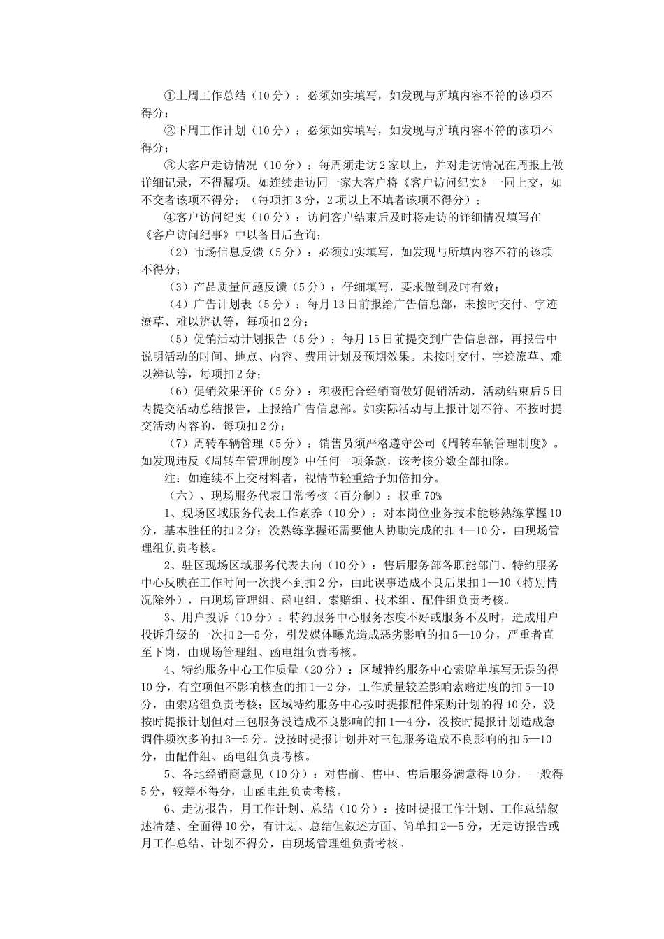 业务人员绩效考核制度_第2页