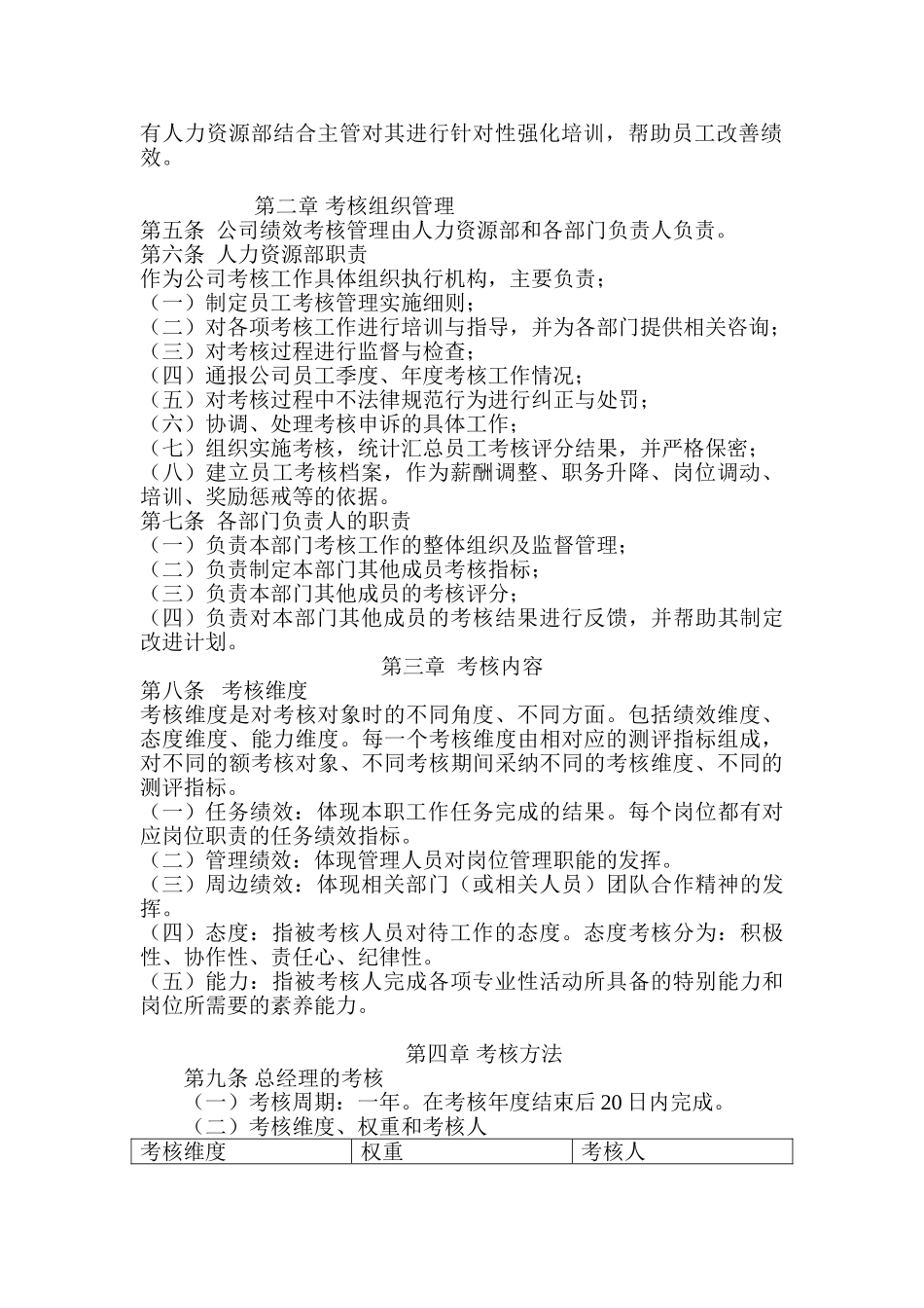 业绩评估与考核制度._第2页