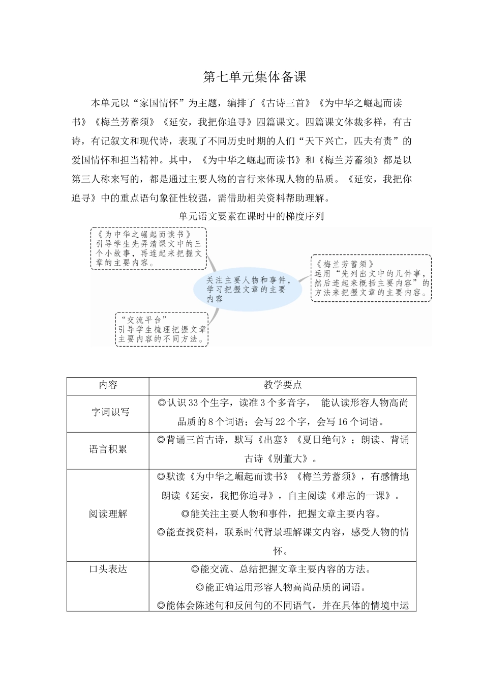 （24人教统编版小学语文）四年级上册第七单元21 古诗三首【教案】_第1页