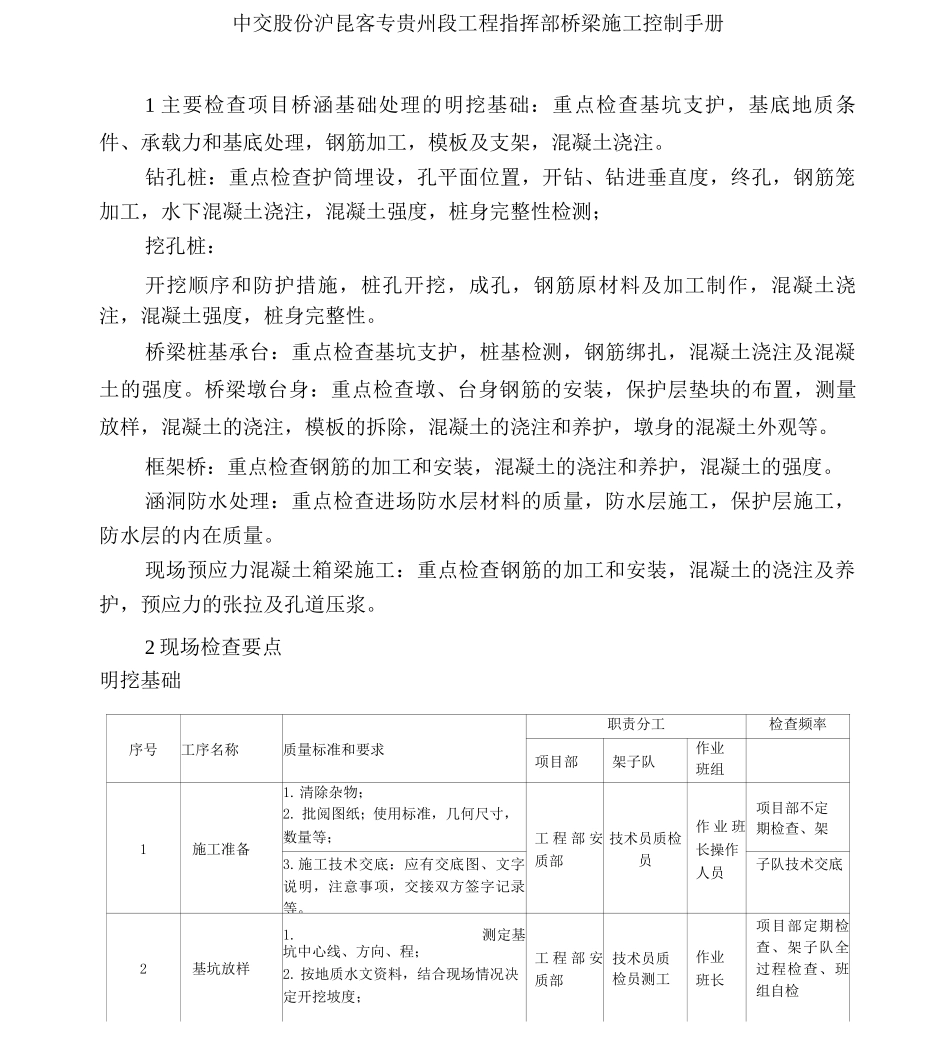 中交股份沪昆客专贵州段工程指挥部桥梁施工控制手册_第2页