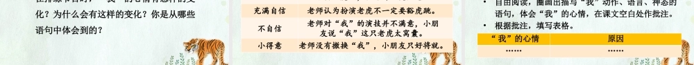 （24人教统编版小学语文）四年级上册第六单元19 一只窝囊的大老虎【课件】