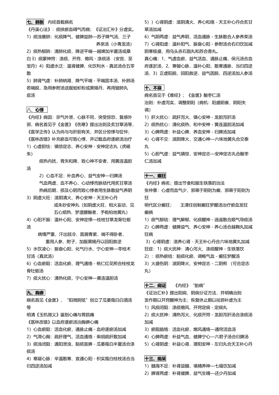 中医内科主治打印版_第3页