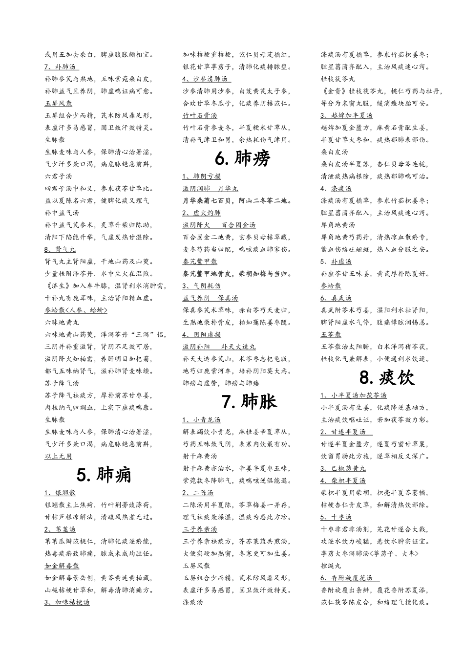 中医内科学方歌-完整版_第2页