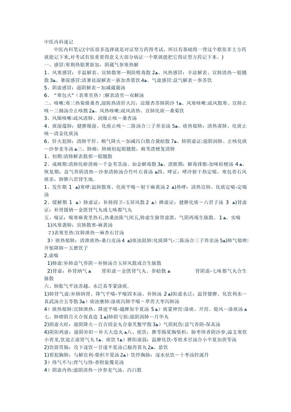 中医内科速记_第1页