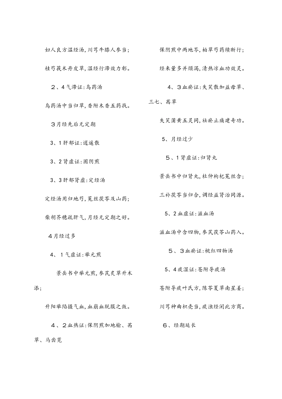 中医妇科学方歌大全_第2页