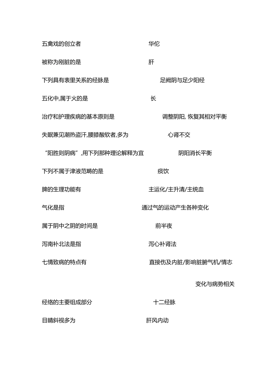 中医护理学基础100题_第2页