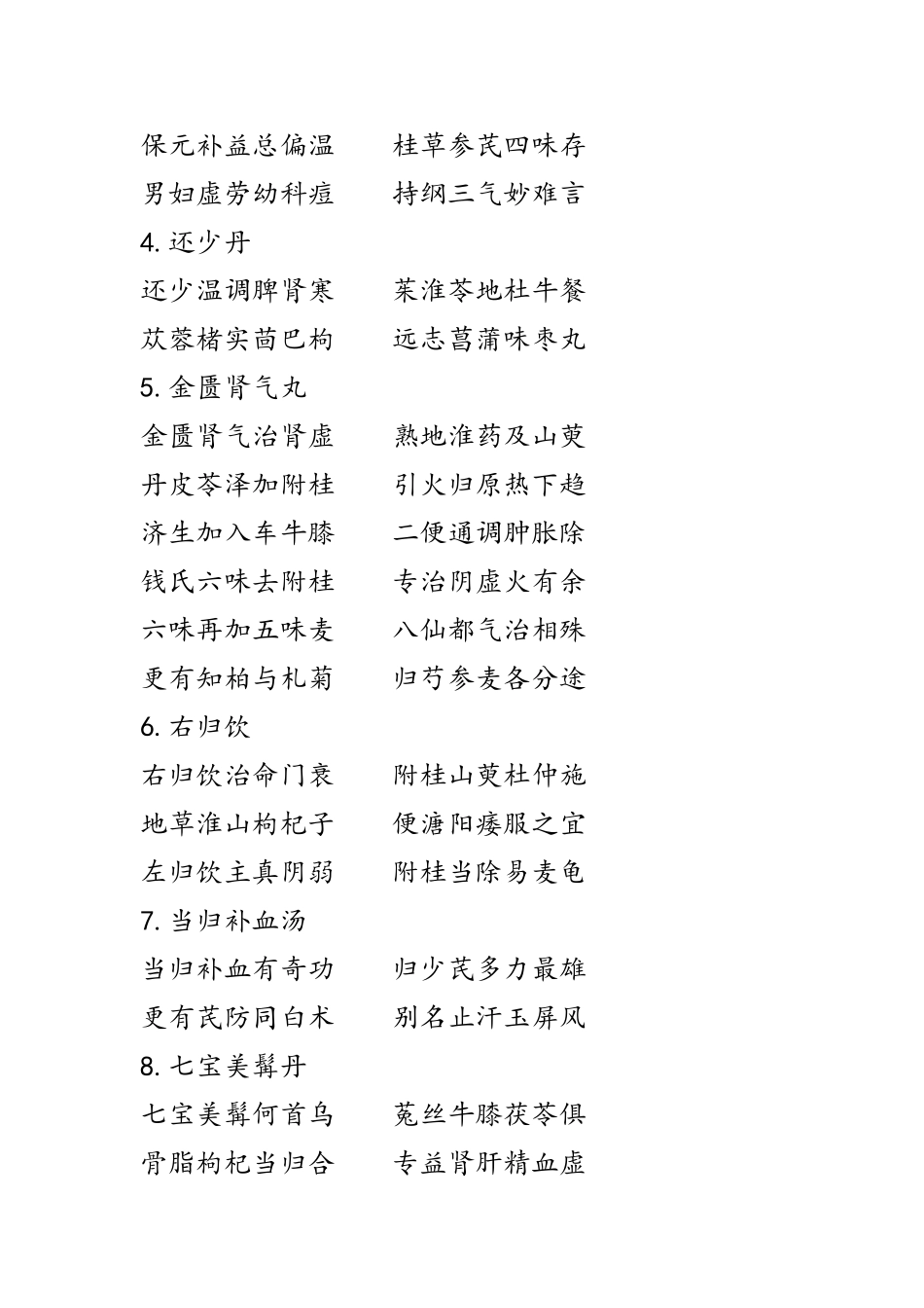 中医汤头歌诀_第3页