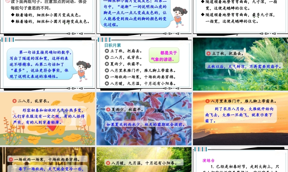 【24统编版】小学语文四年级上册第三单元语文园地三课件