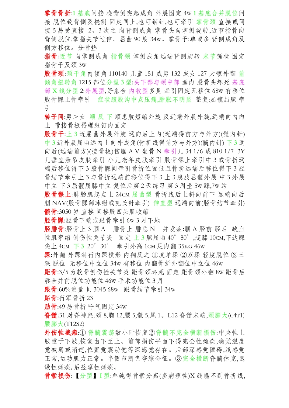 中医骨伤科学笔记精华_第2页
