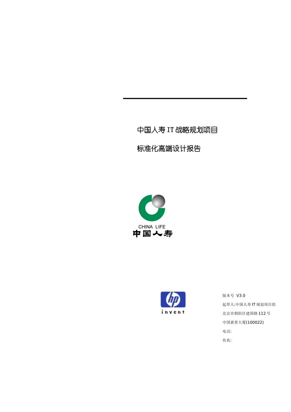 中国人寿IT战略标准化高端设计报告_第2页