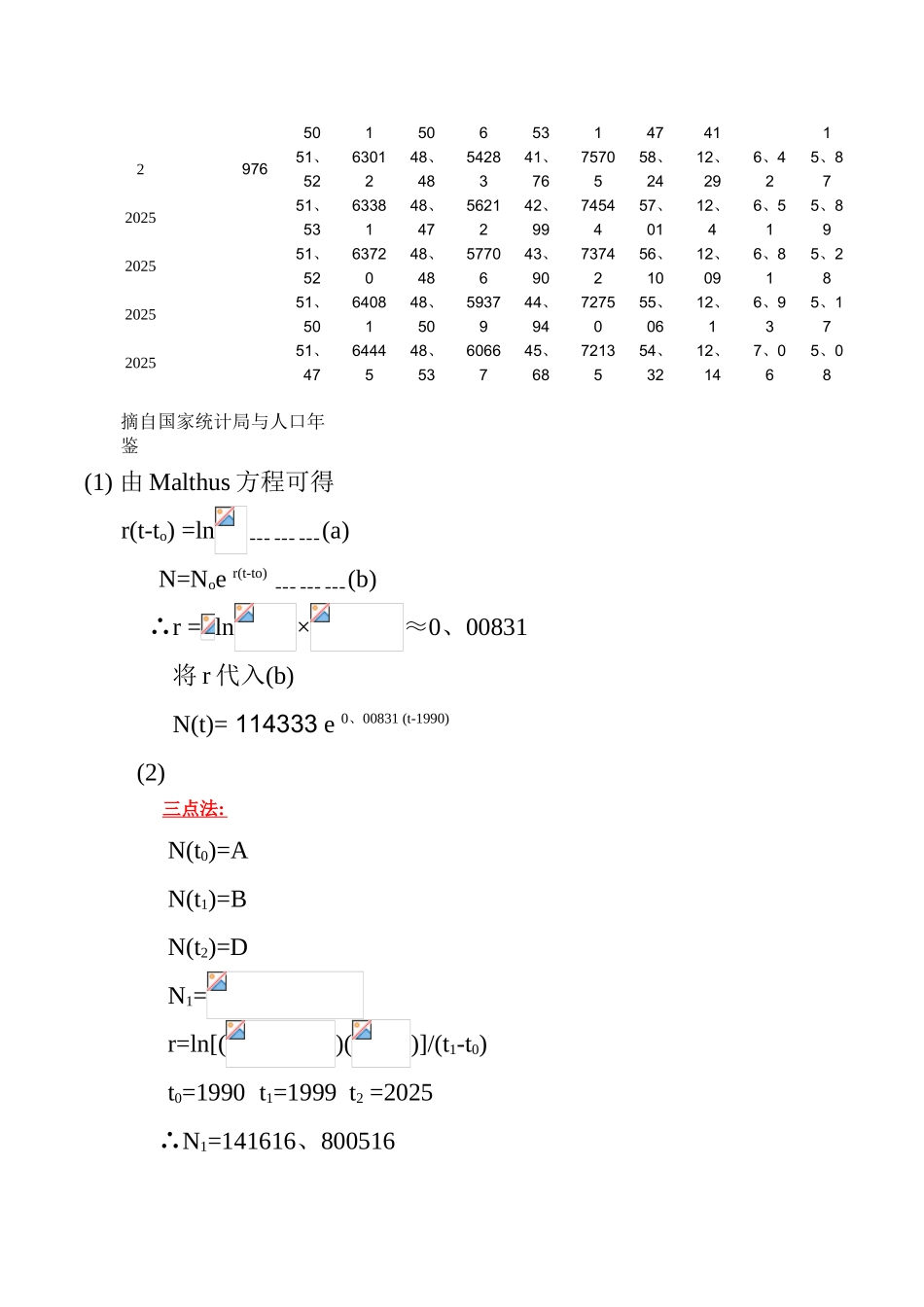 中国人口的建模仿真_第2页