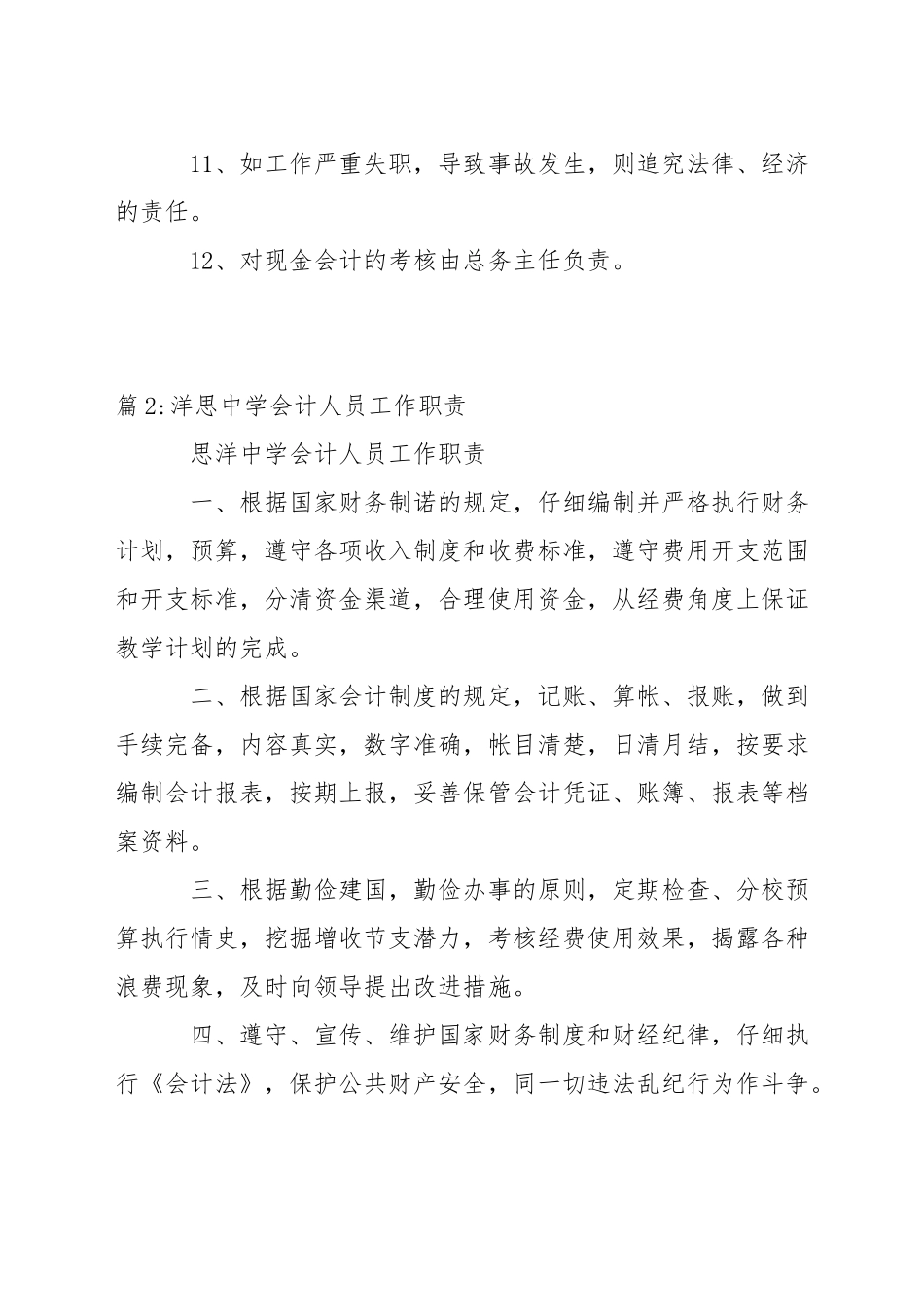 中学现金会计工作职责_第2页