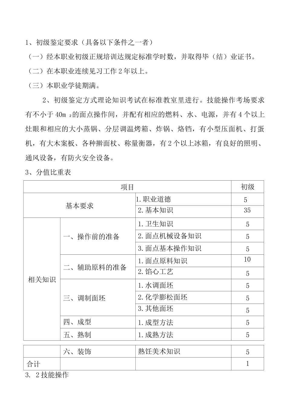 中式面点师培训教学大纲_第2页
