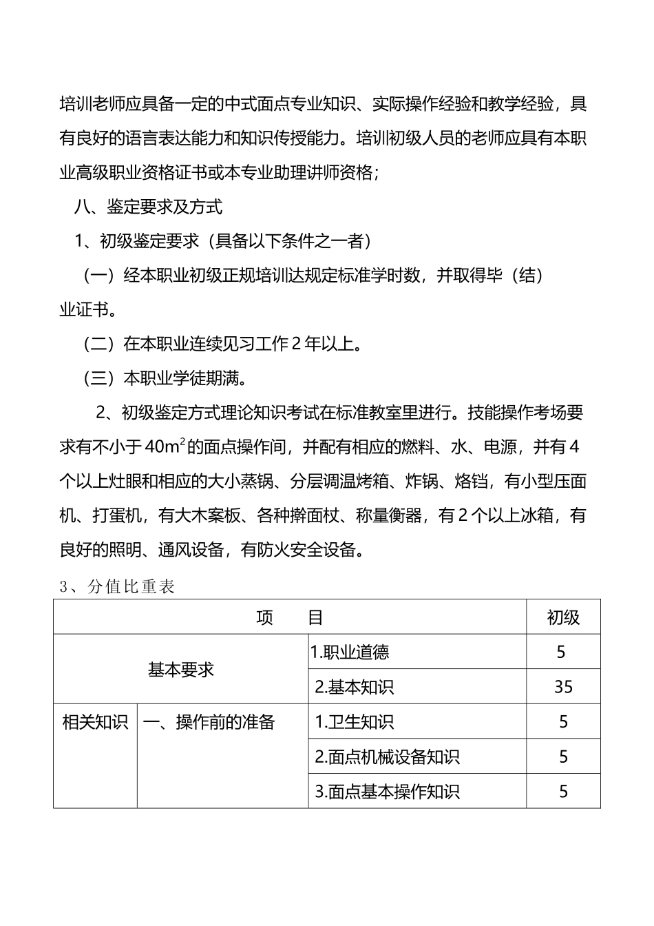 中式面点师培训教学大纲_第3页