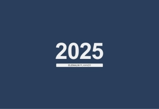 2025年 ElenaLin计划本 52周 周计划 深海蓝