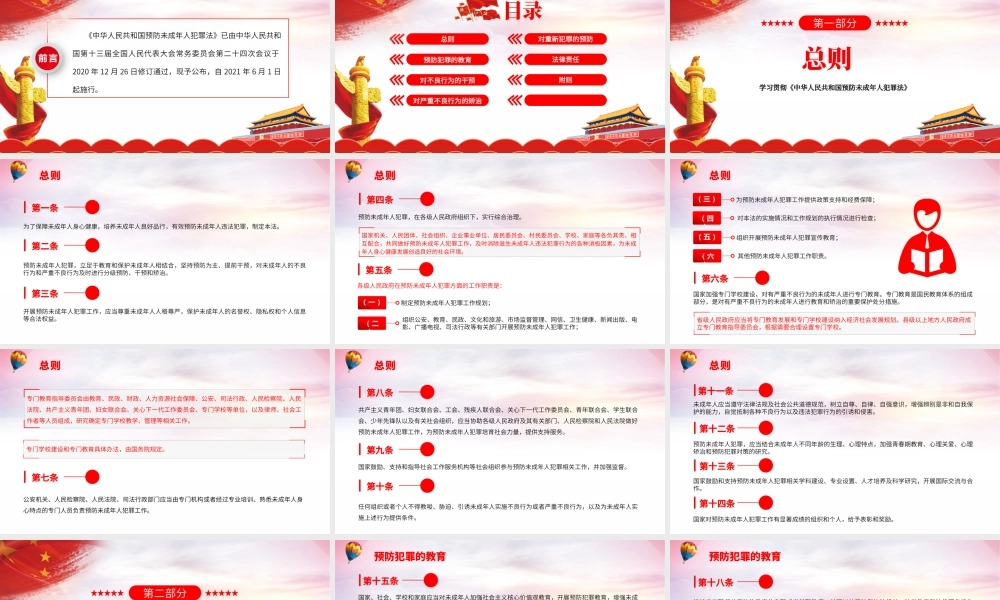 预防未成年人犯罪法课件