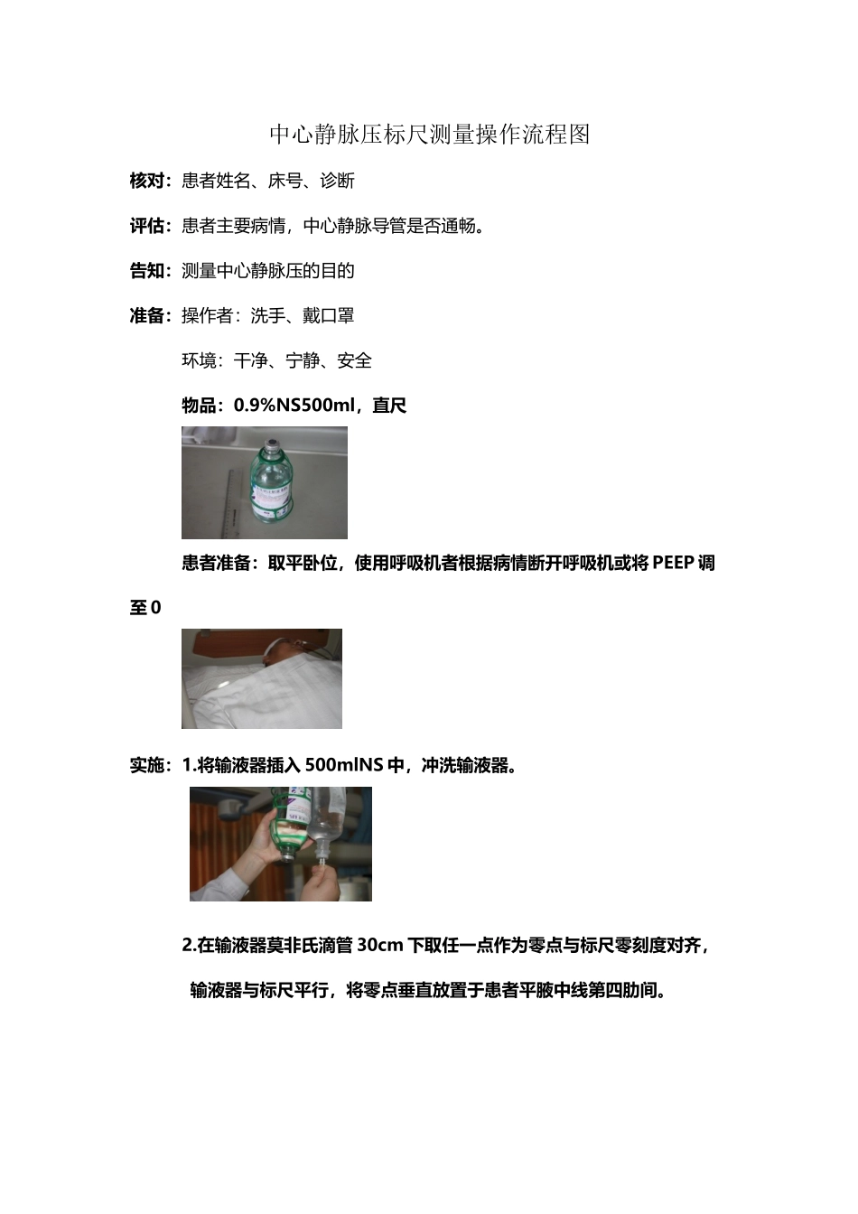 中心静脉压标尺测量操作图_第2页