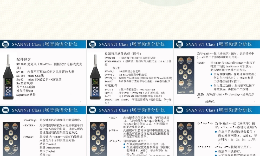 svan971操作简讲义介解读