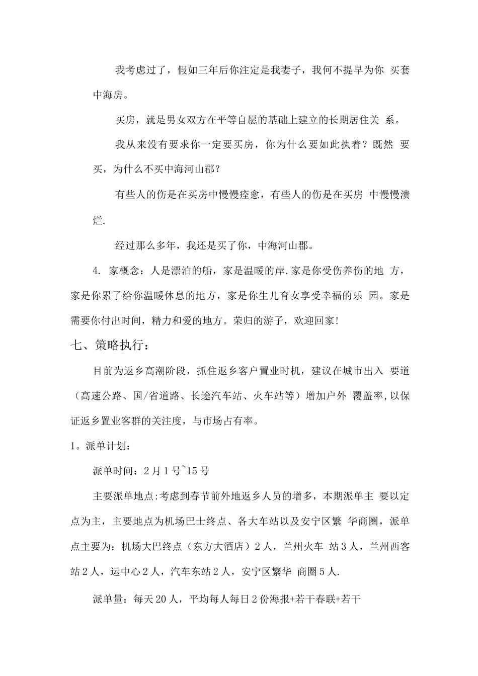 中海河山郡返乡置业推广方案_第3页