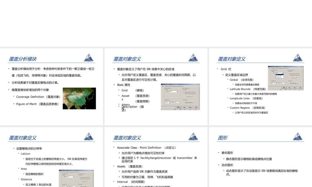 STK覆盖模块培训课件