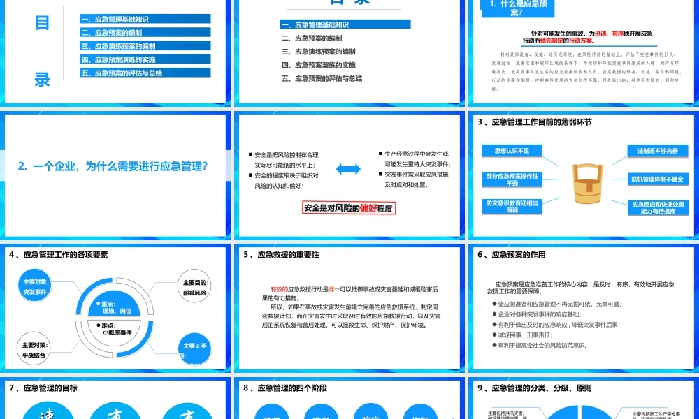 应急预案与演练