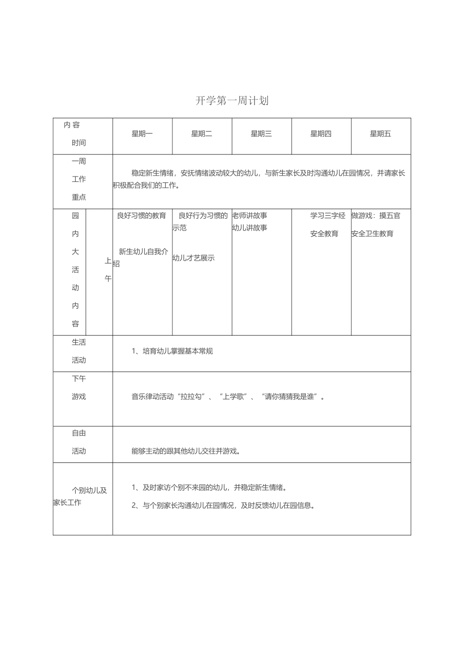 中班下学期周计划_第2页