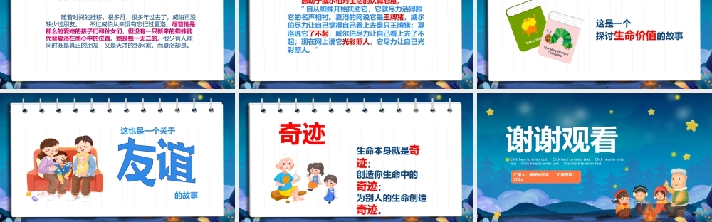 夏洛的网分享课件