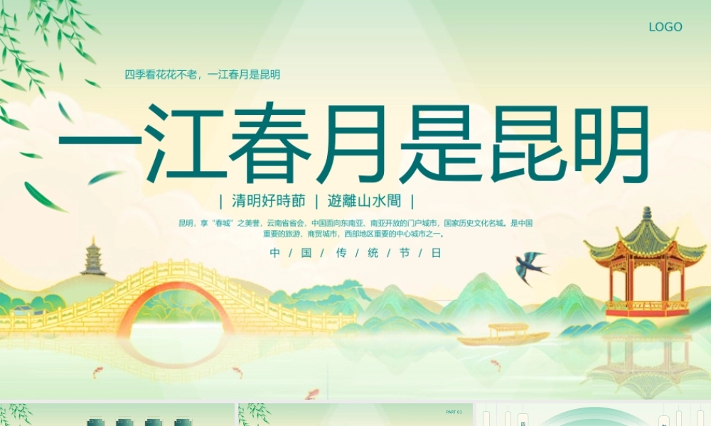 昆明云南旅游模板