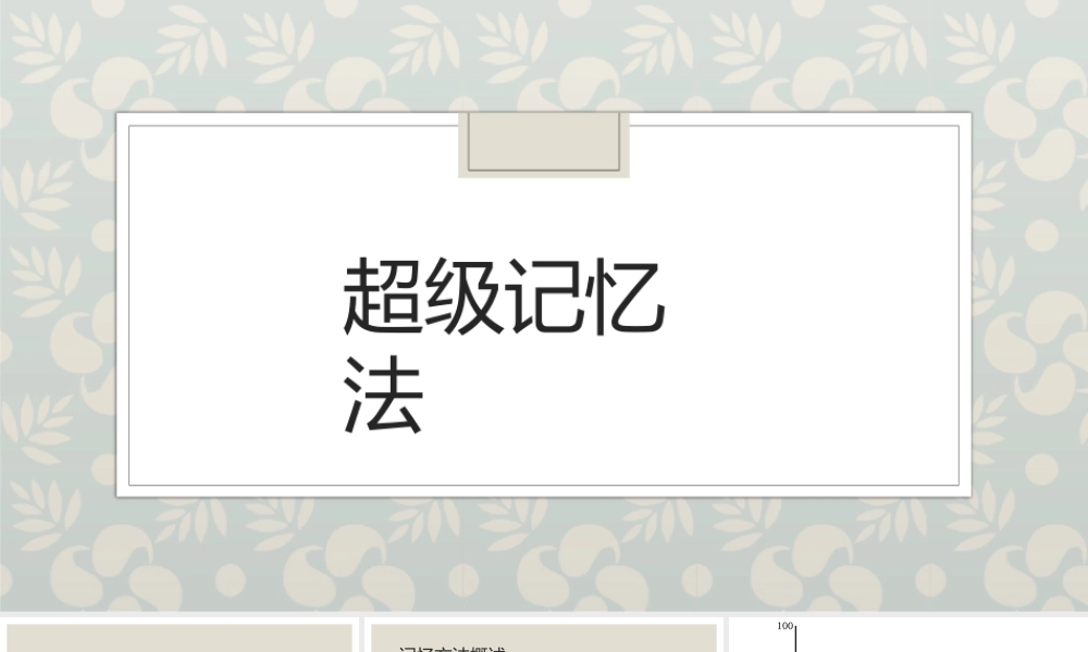 文言文超级记忆法