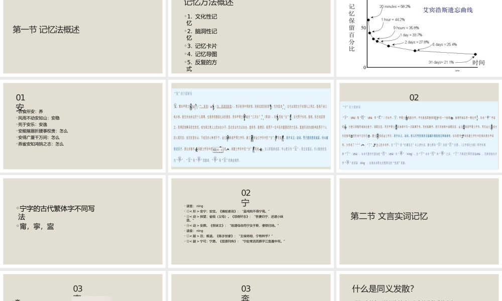 文言文超级记忆法