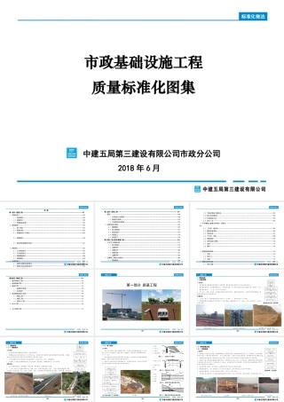 市政基础设施工程质量标准化图集第二版