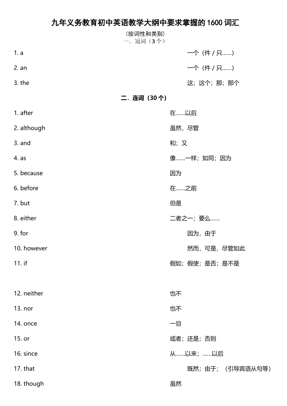 中考1600按词性分类_第2页