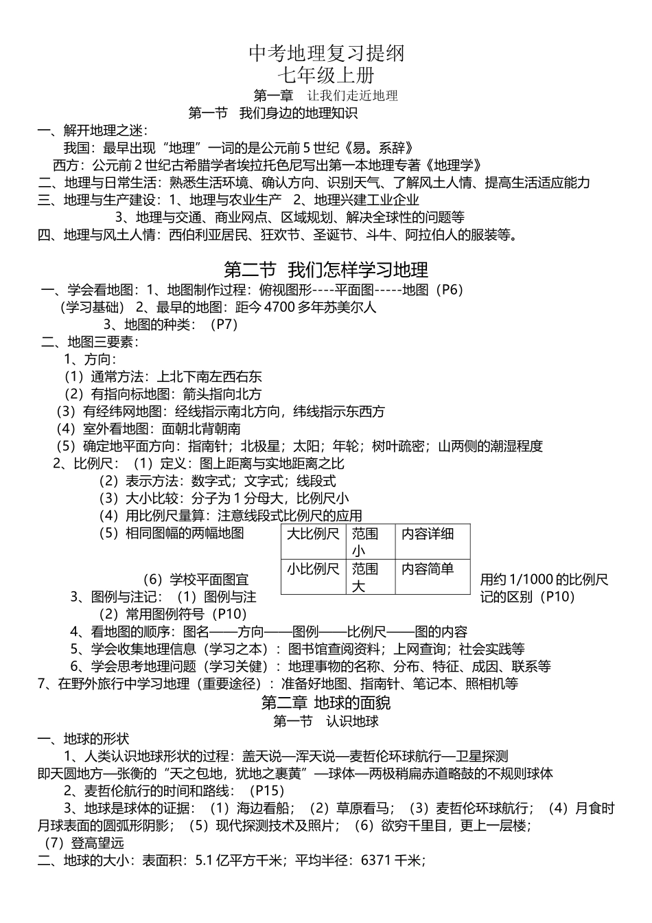 中考复习：湘教版初中地理复习提纲_第2页