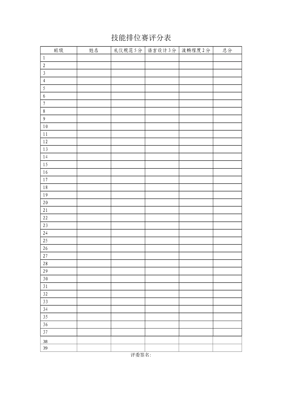 中职技能节商务礼仪比赛方案_第2页