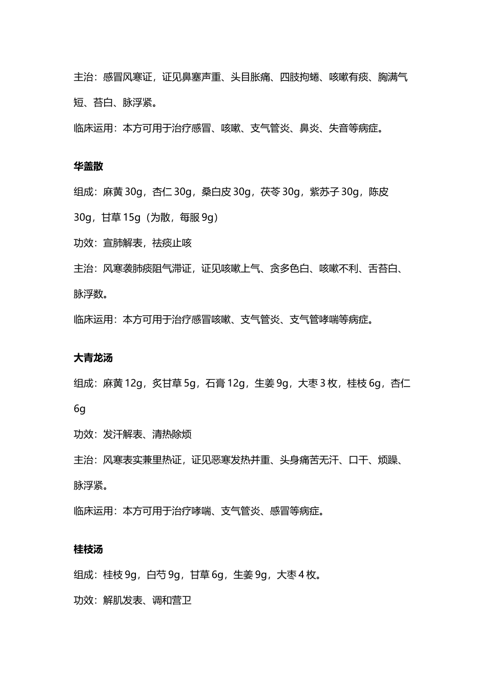 中药常用方剂组成_第3页