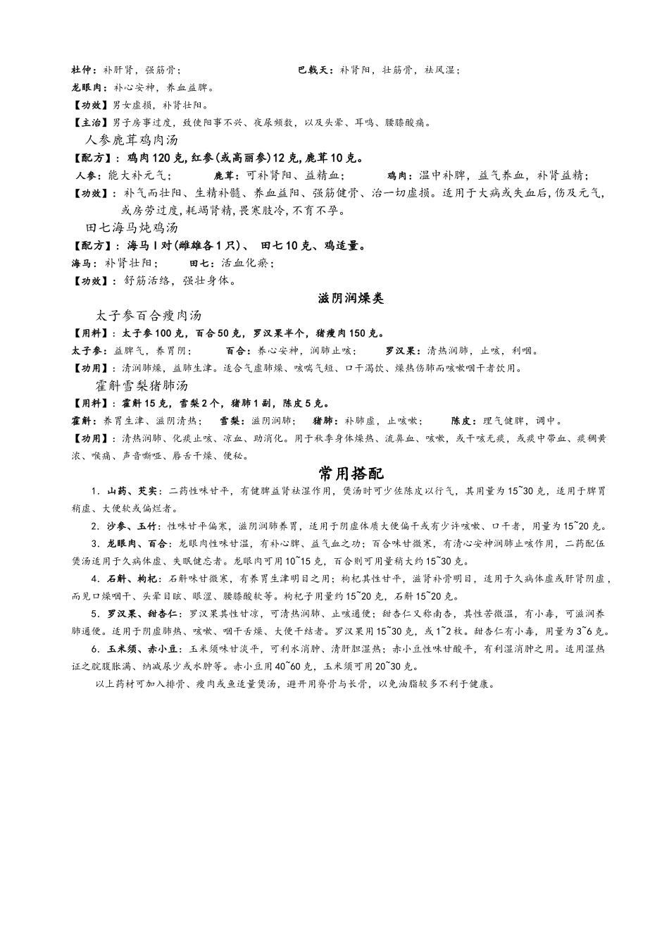 中药煲汤配方_第2页