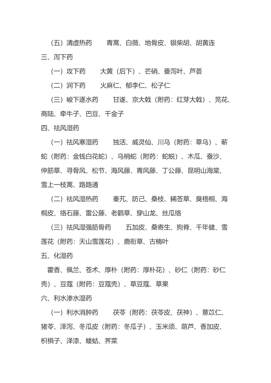 中药相似功效药物_第3页