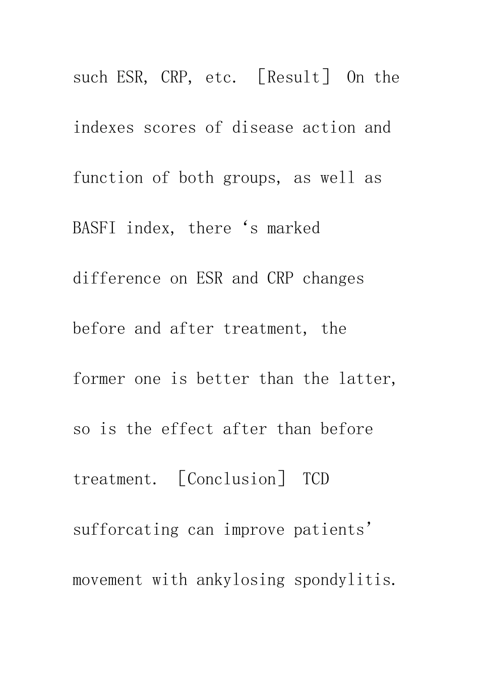 中药熏蒸对强直性脊柱炎患者活动功能影响_第3页