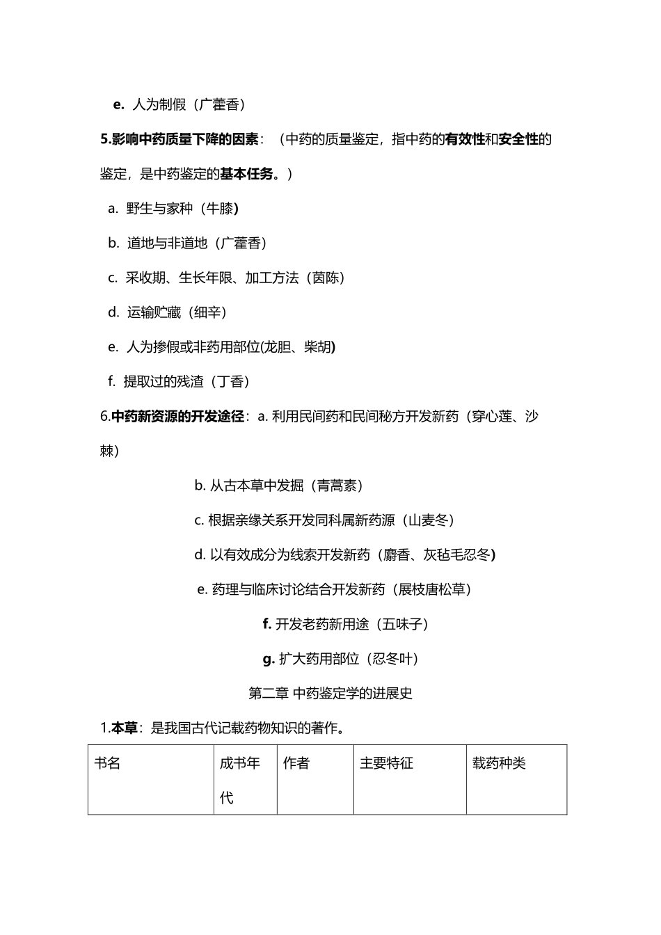 中药鉴定学笔记整理_第3页