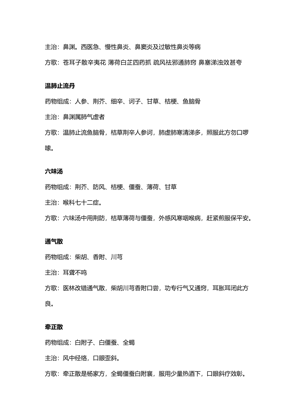 中西医结合耳鼻喉重点整理_第3页