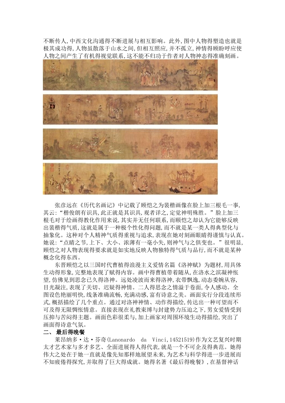 中西方绘画艺术作品比较赏析_第2页