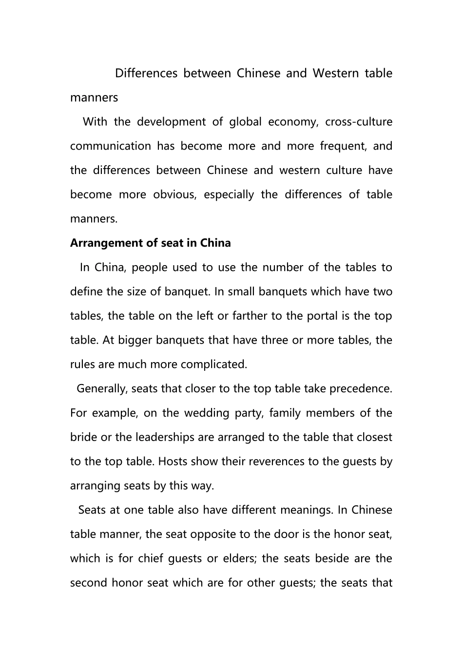 中西方餐桌礼仪差异英语_第2页