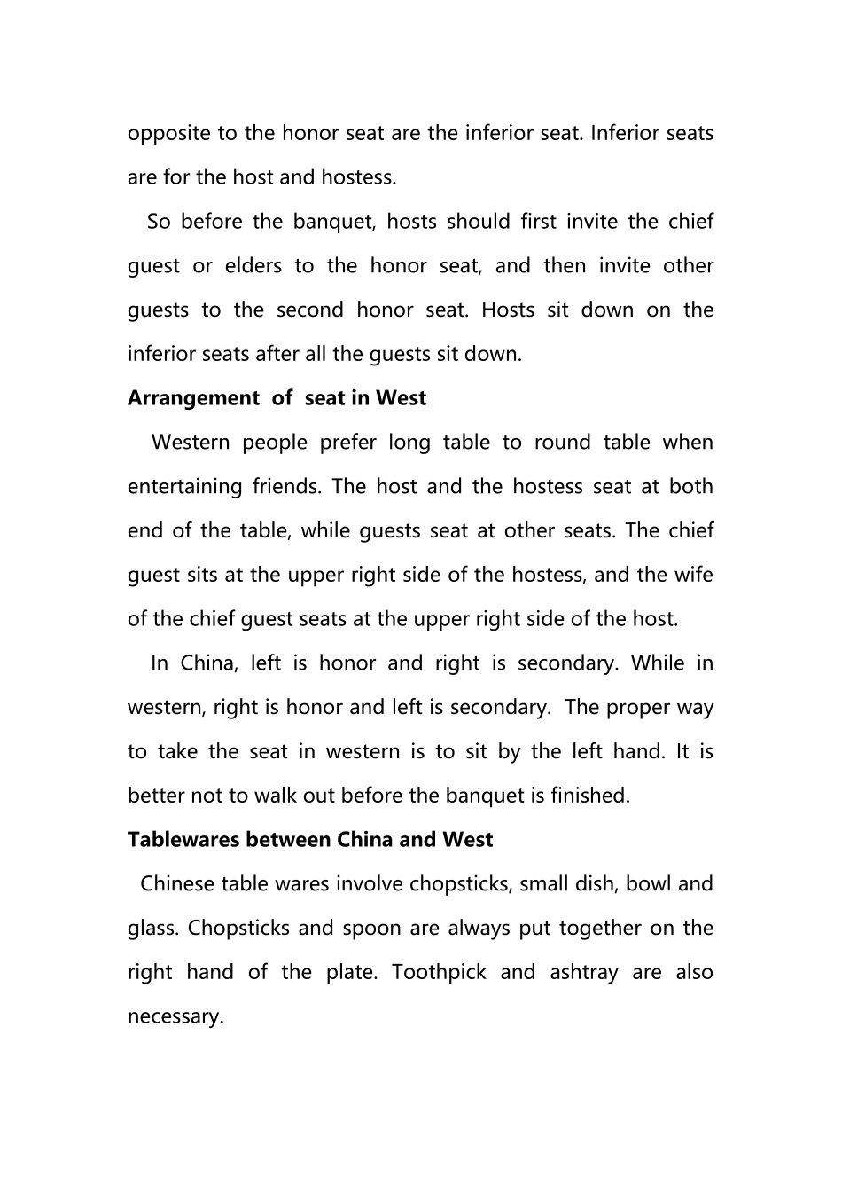 中西方餐桌礼仪差异英语_第3页