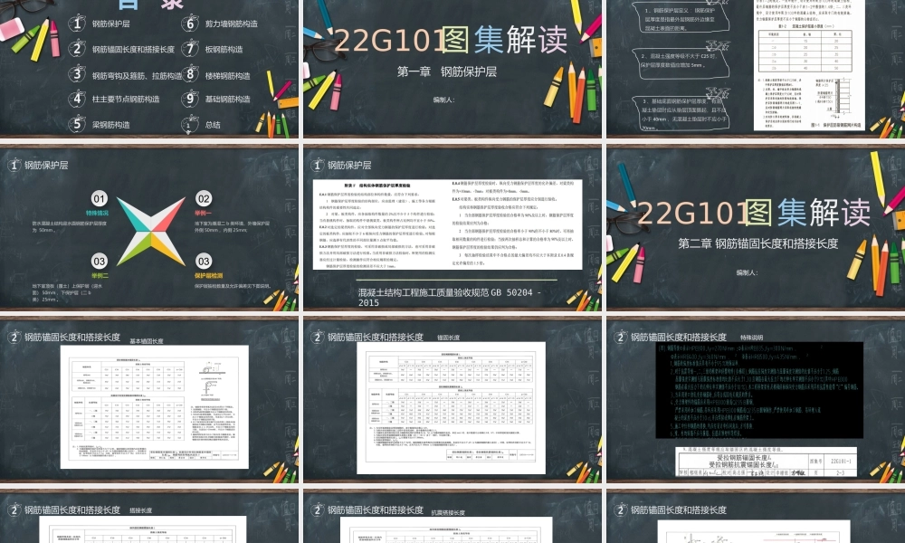 22G101图集常用点解读