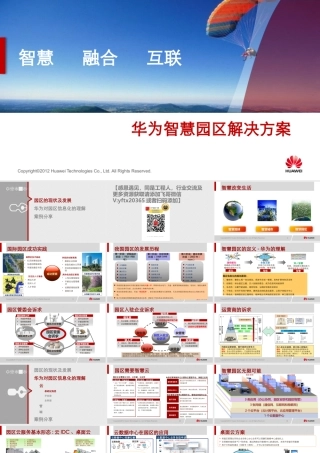 华为智慧园区解决方案