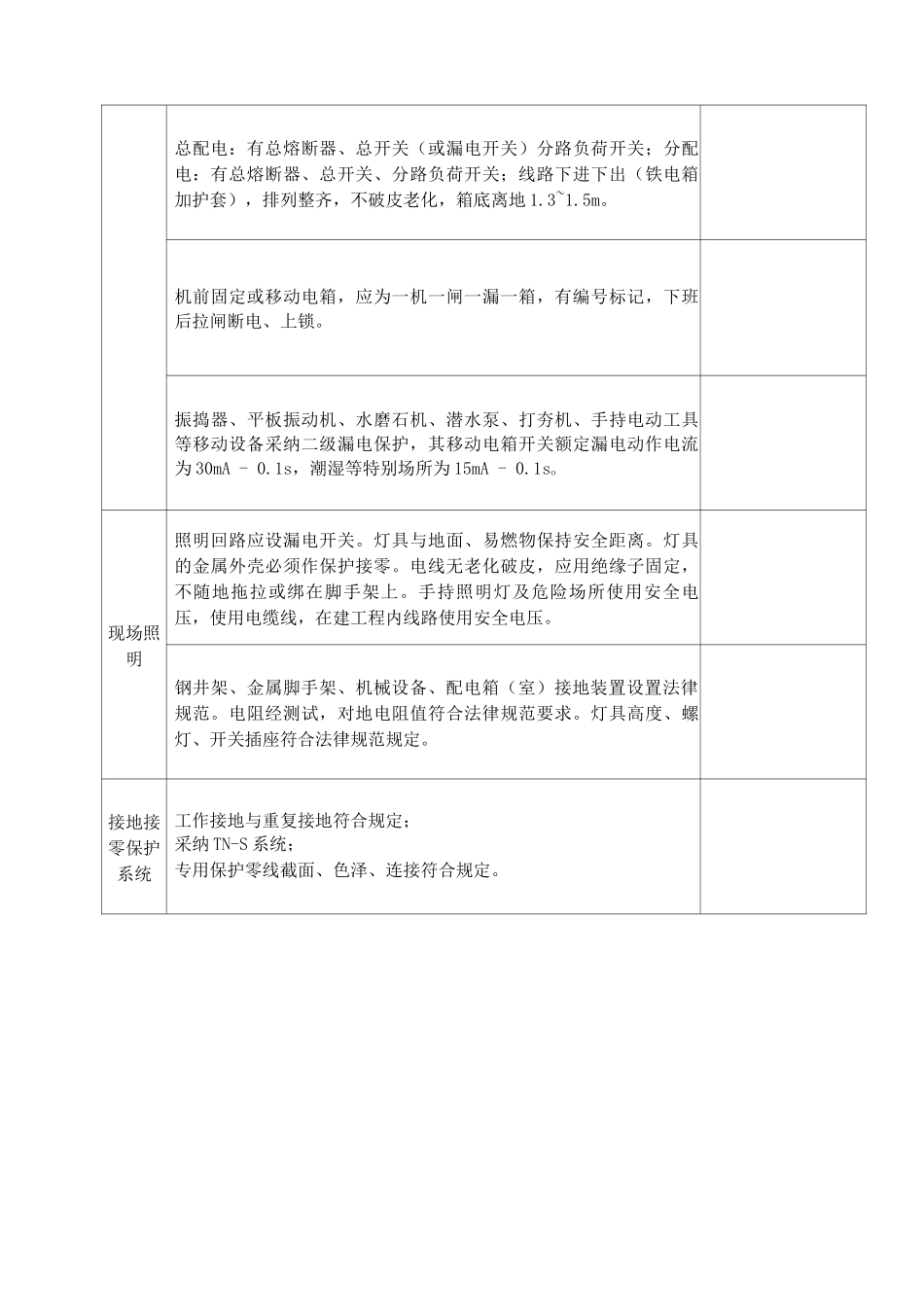 临时用电工程检查验收表_第2页