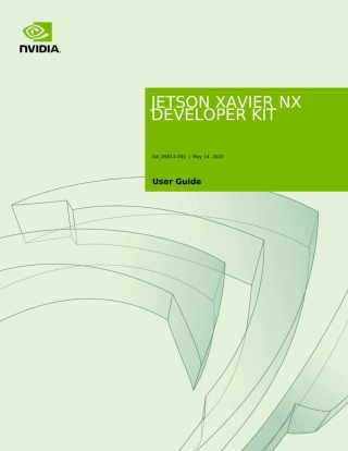 原装套件使用手册Jetson_Xavier_NX_Developer_Kit_User_Guide